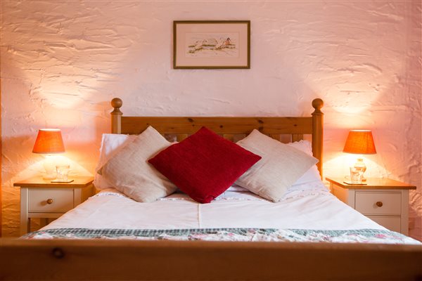 A double bedroom at Croft Farm & Celtic Cottages